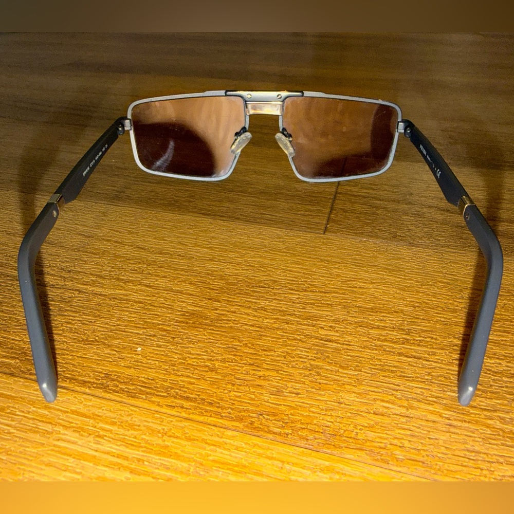 Prada Sunglasses Men’s Matte Black Frame/Brown Lenses PR 61WS - Picture 6 of 9